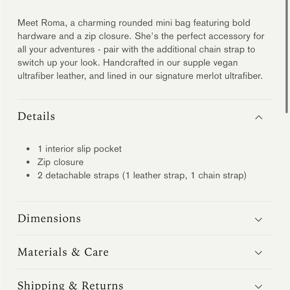 Freja NYC Roma bag in oat - Picture 6 of 7